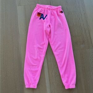 Pink Aviator Nation Sweatpants XS like new
